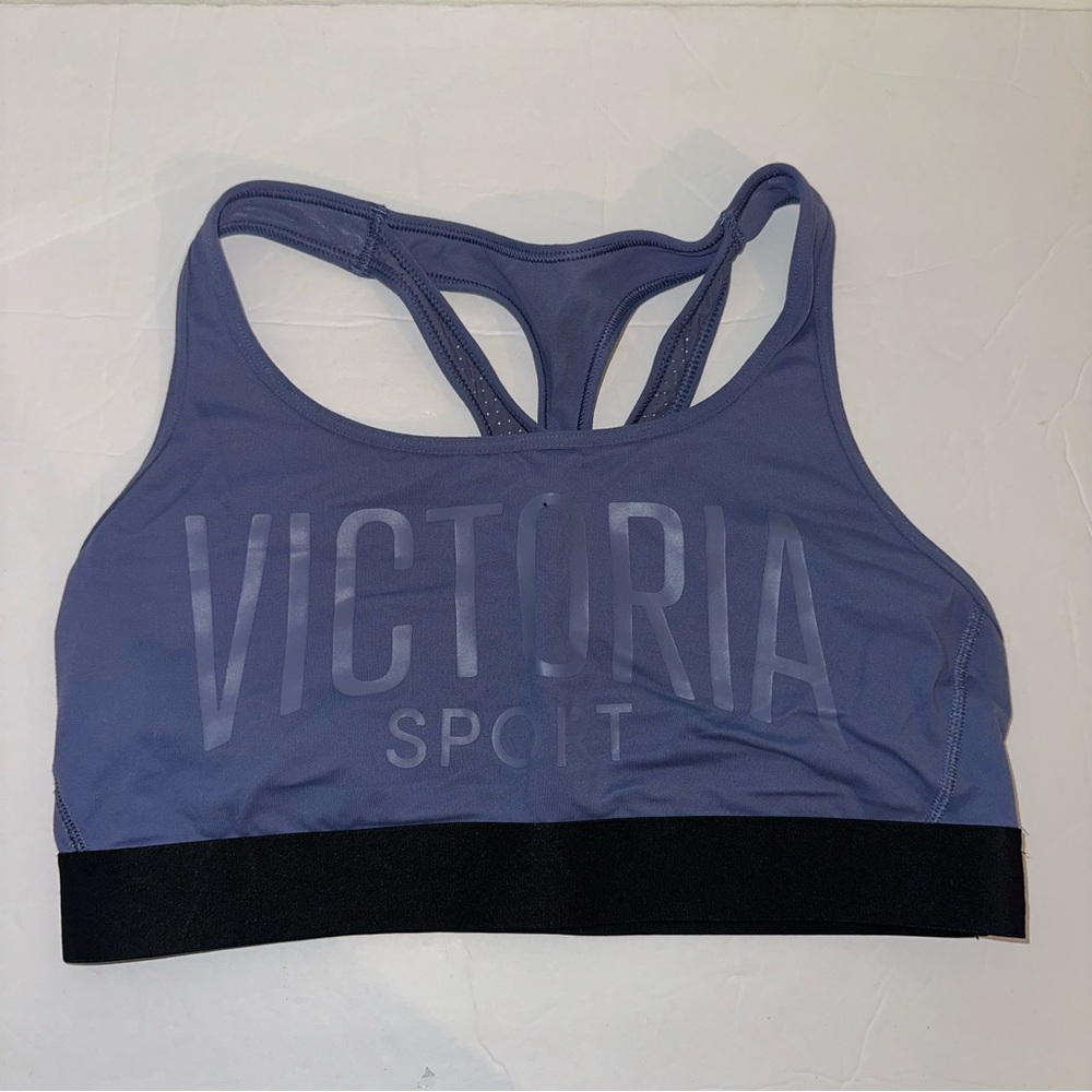 Victoria’s Secret Women's Blue & black Sports Bra size LARGE